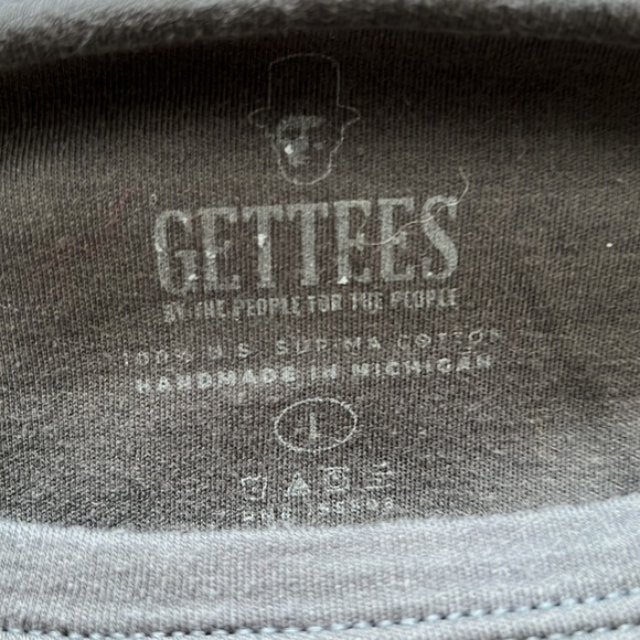 GETTEES Long Sleeve Tee, Size Large - Picture 4 of 4